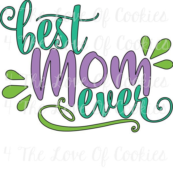 mesh stencils cookie stencils Mother's Day Silk Screen Stencils silk screen stencil cookies we love you Mom stencil