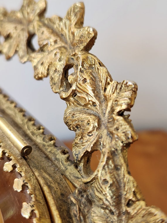 Beautiful Ornate Beveled Glass trinket box - image 4
