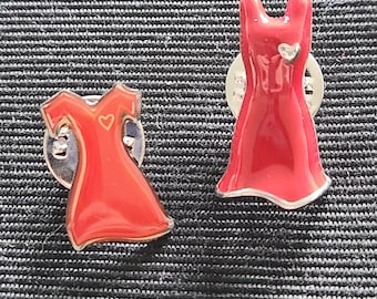 Red Dress Pins (2)