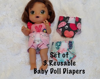 Baby Alive Diapers Etsy Baby Alive Diapers Etsy