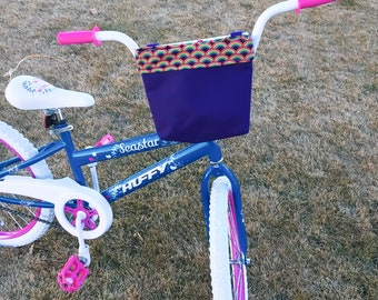 Enfudid Girls Bike Basket Children Bicycle Basket for Kid Boys Cute Handlebar Baskets