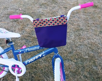 Rainbow Handlebar Bag: Water Resistant Bike, Scooter, Tricycle Accessory