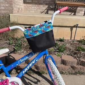 Bicycle Bag Impeller ⭐ Kids Handlebar Bag Wheel Bag Bicycle Basket Flamingo 