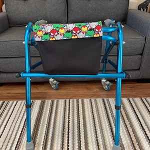 Functional Pediatric Walker Tote Bag for Little Ones | Customizable Dimensions | Perfect for Toys, Books, Snacks | Handmade