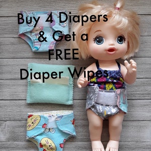 Baby Alive Diapers Reusable Doll Diapers Washable Toy Etsy Baby Alive Diapers Reusable Doll Diapers Washable Toy Etsy