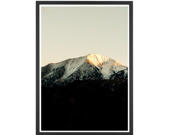 Colorado Mountain Photography, Mt. Sopris Colorado Print, Colorado Mountain Art, Mountain Wall Art, Photography Art