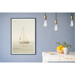 California Print, Sailboat Photo Wall Art, Coastal Photo Print, Nautical Print, Beach Home Wall Print