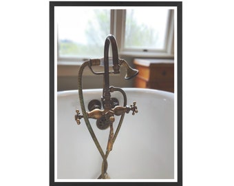 Bathroom Wall Decor, Vintage-style Print, Vintage Bathtub, Bathroom Wall Art, Bathroom Art