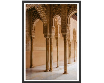 Impresión de la Mezquita de Marrakech: Fotografía de arquitectura marroquí