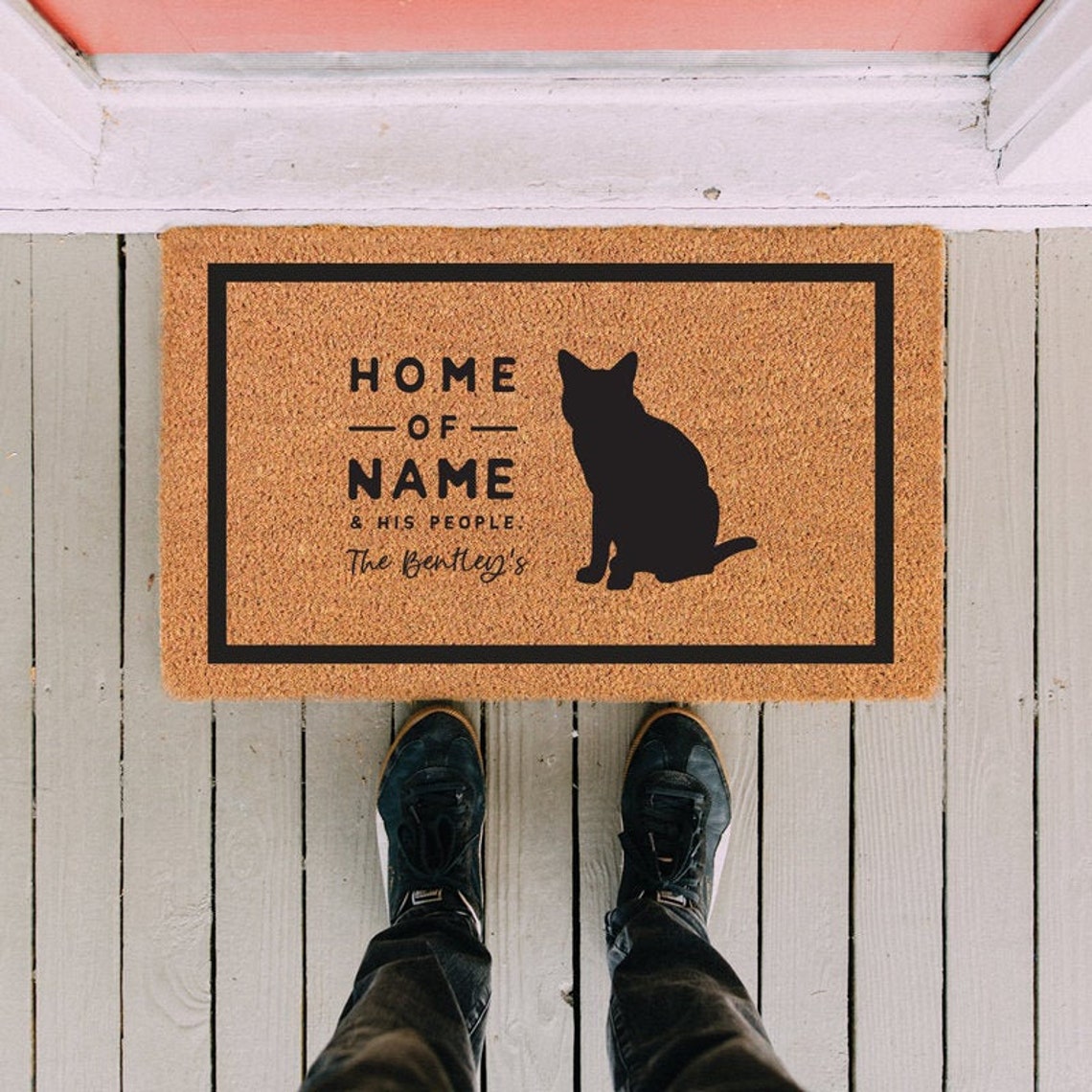 Cat Doormat Cat Mat Door Mat Etsy