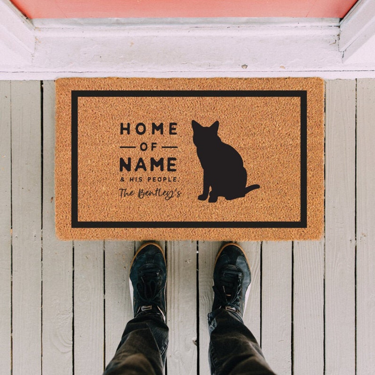 Cat Doormat Cat Mat Door Mat Etsy