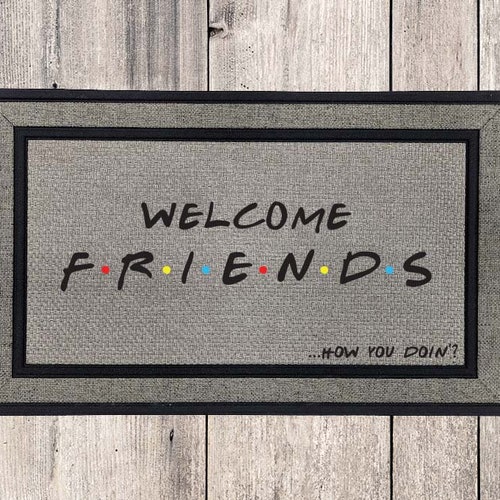 Friends Door Mat Doormat Funny Door Mat Etsy