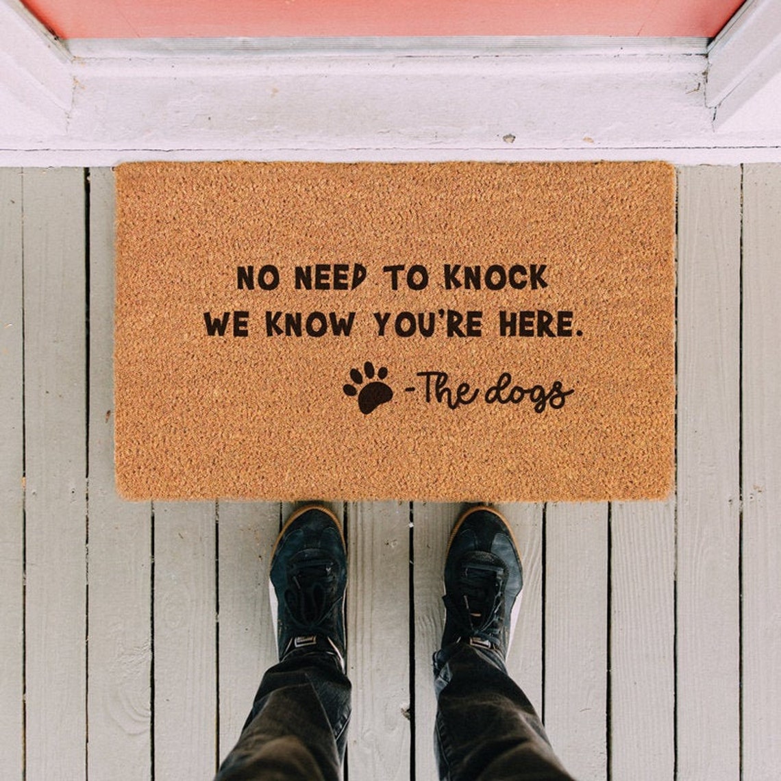 Dog Mat Dog Doormat Pet Parent Gift Mat Etsy