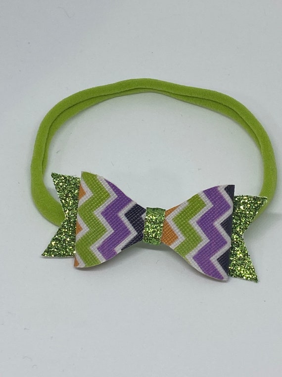 Chevron Headband for Baby Girl Bow Headbands, Halloween Baby