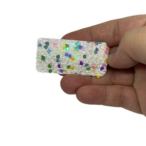 Glitter snap clip for girls, pastel heart hair snap barrettes for little girls, toddler girl hair accessories for short hair bun accessories