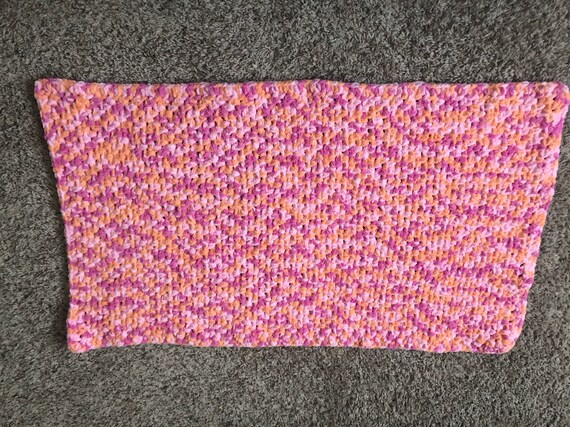 orange baby blanket