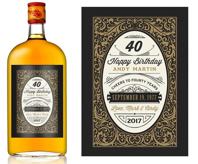 Dirty 30 Thirty Birthday Whiskey Labels Scotch Label Man Birthday Gift Birthday Gift 40th birthday 21st Birthday