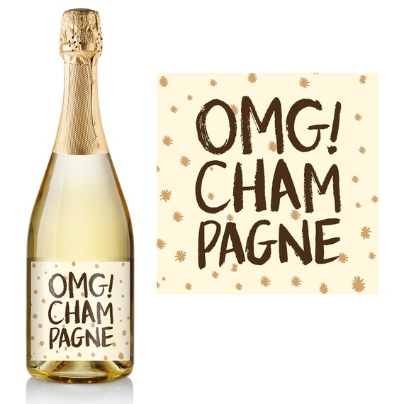 wedding champagne label custom champagne label etsy