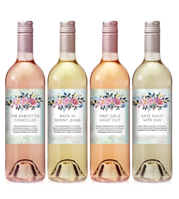 baby shower wine gift