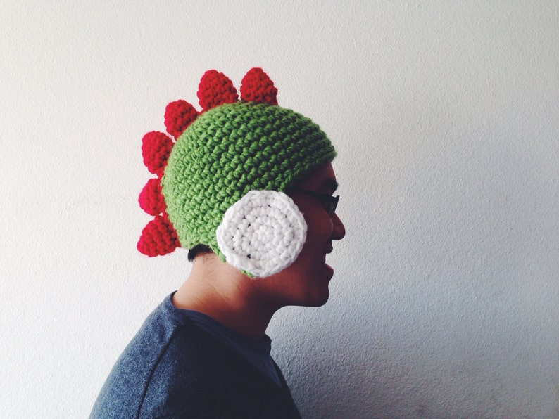Yoshi Inspired Crochet Beanie Etsy