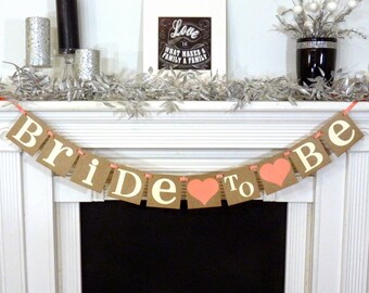 Bridal Shower Banner Bridal Shower Decor Bride To Be Banner Etsy