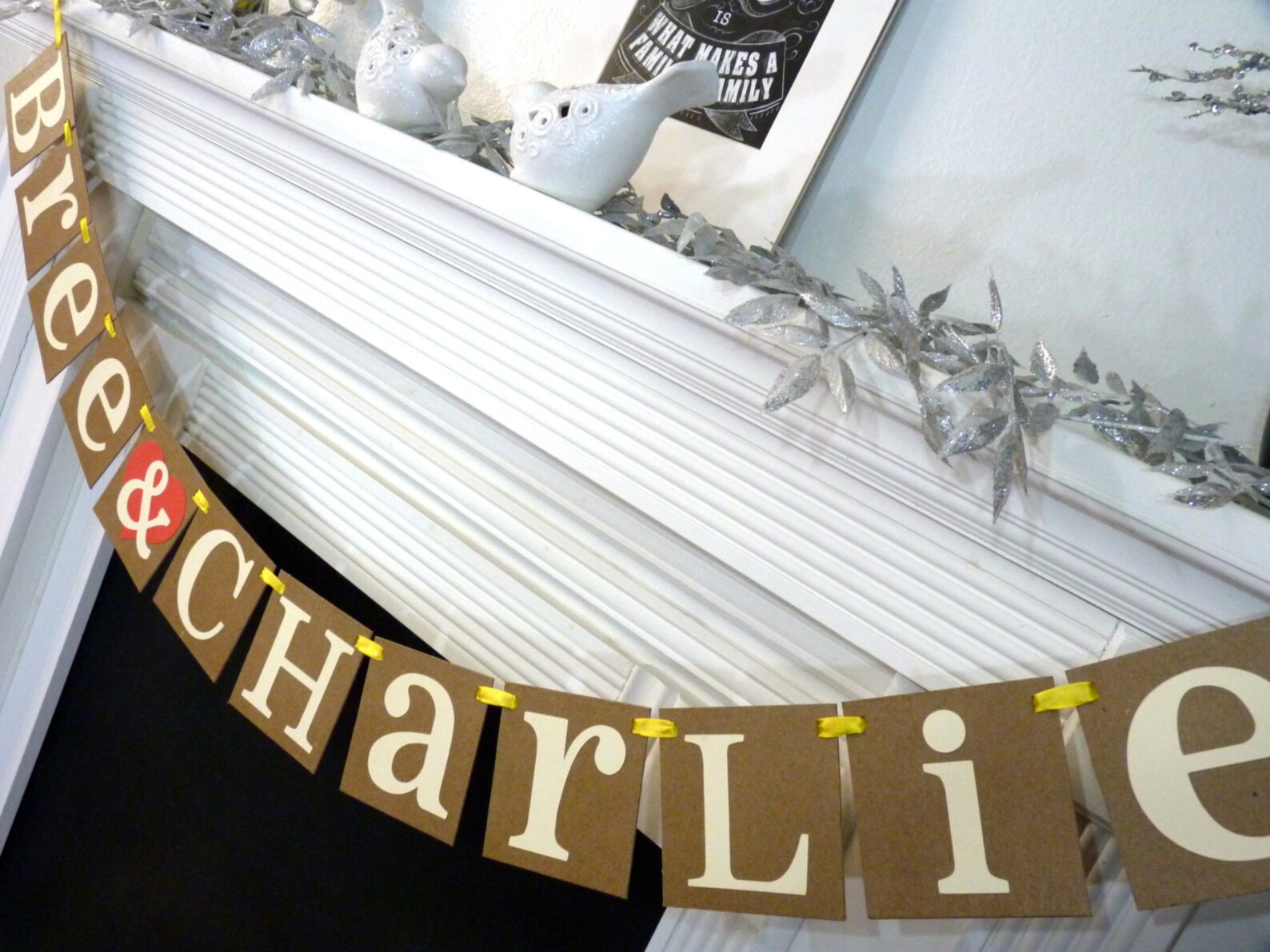 Wedding Garland / Custom Names Banner / Wedding Banner / Etsy