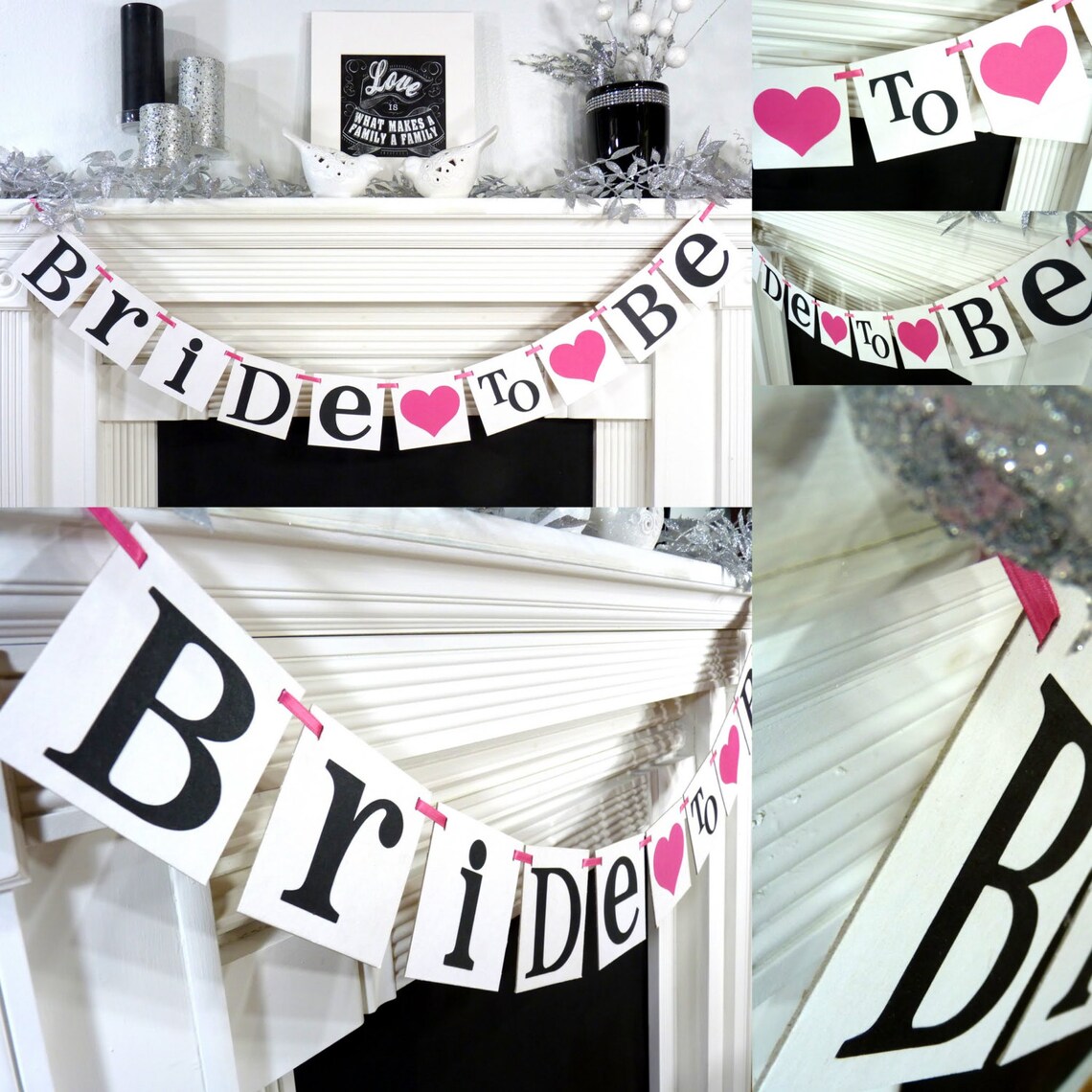 Bridal Shower Banner / Bridal Shower Decorations / Bride To Be Etsy
