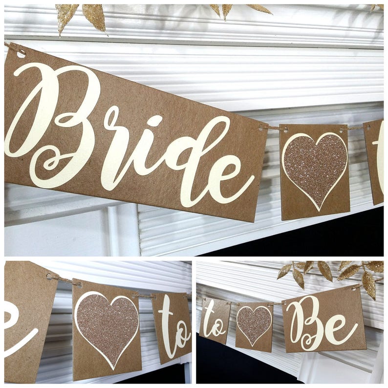 Bridal Shower Banner Bridal Shower Decor Bride to Be Banner Etsy