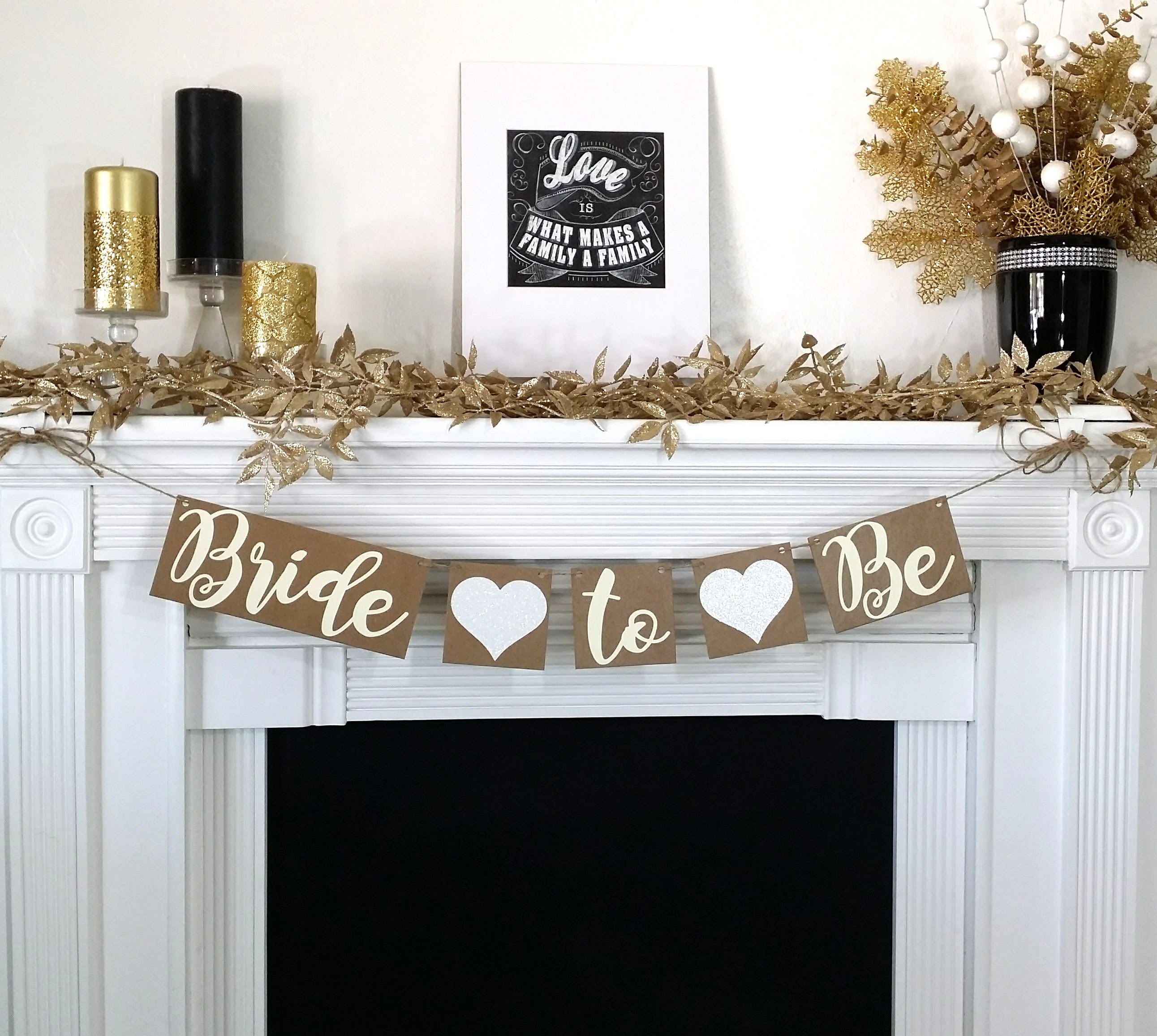 Bridal Shower Banner Bridal Shower Decor Bride to Be Banner Etsy