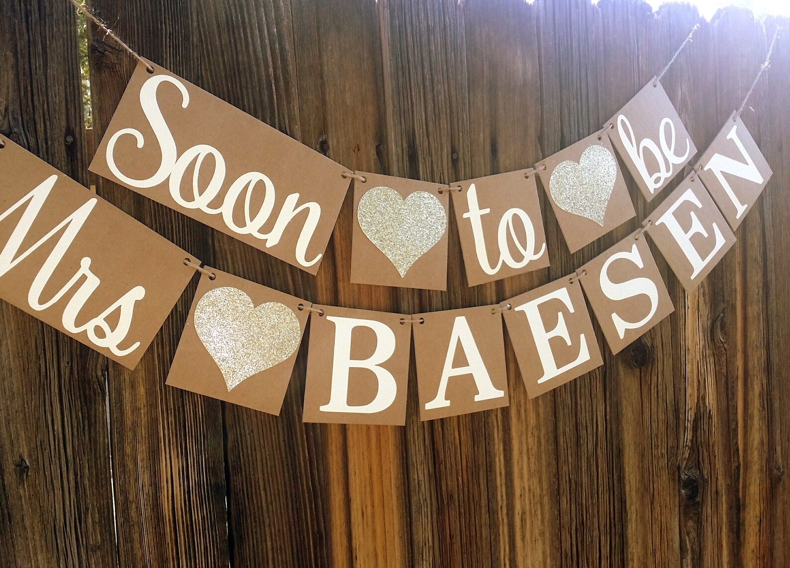 Bridal Shower Decoration / Bridal Shower Banner / Soon to Be Etsy