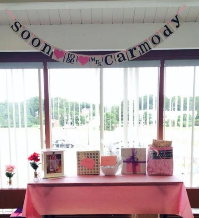 Bridal Shower Decoration / Bridal Shower Banner / Soon to Be Etsy
