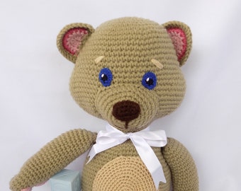 Teddy Bear Crochet Pattern - Crochet Teddy Bear Pattern - Amigurumi Bear Pattern - Ours en peluche Peluche Ours en peluche Crochet Pattern