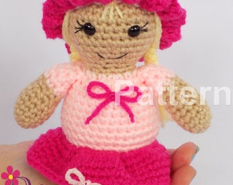 Modèle de poupée Amigurumi Modèle de poupée au crochet Modèle de poupée Amigurumi au crochet