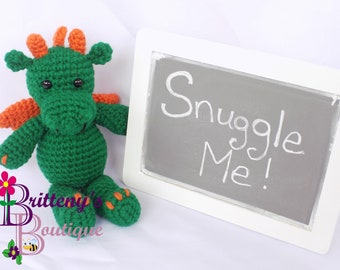 Amigurumi Dragon Pattern Stuffed Animal Dragon Crochet Pattern Dragon Amigurumi Crochet Pattern