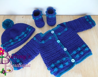 Baby Boy Sweater Crochet Pattern Baby Layette Pattern Baby Sweater Crochet Pattern Boy Sweater Crochet Pattern Sweater Crochet Pattern
