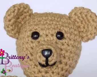 Teddy Bear  Teddy Bear Stuffed Animal  Crochet Teddy Bear Stuffed Animal  Crochet Plush Teddy Bear Toy  Teddy Bear Snuggly Pal