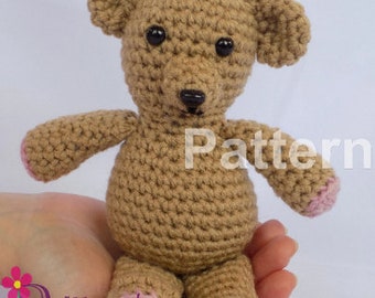 Modèle de crochet d’animal en peluche d’ours en peluche Modèle de crochet d’ours Amigurumi