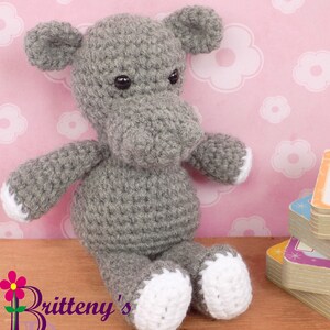 Hippo Stuffed Animal Crochet Pattern Amigurumi Hippopotamus image 8