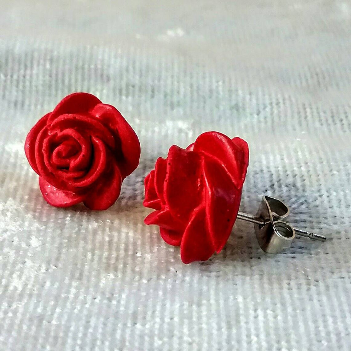 Red Roses Items Belle's Red Roses: a Handmade Set of Red Rose Jewelry Fit for a Queen ...