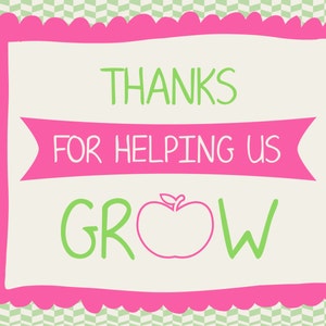 Teahcer Appreciation: Thanks for helping us grow