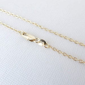 Bundle 18 18KT Yellow Gold Filled Chain Dainty Fine 18 18 Inch Necklace Lobster Claw Clasp 18 Karat KT YGF Cable Chain image 8