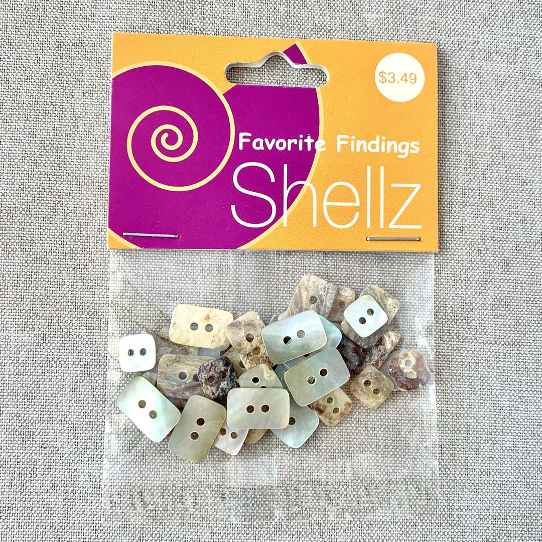 Delaware Shellz 1808 Shell - Shellz - 2 Holes - Assorted Sizes - Natural - Etsy