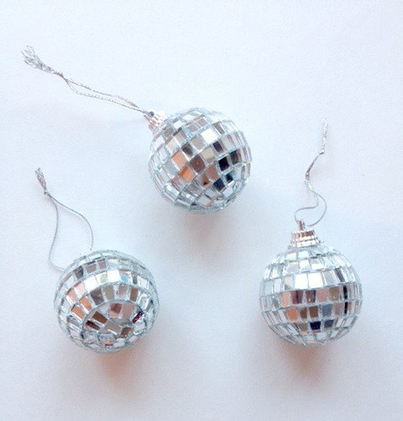 Items similar to Mini Disco Balls Set of 3 on Etsy