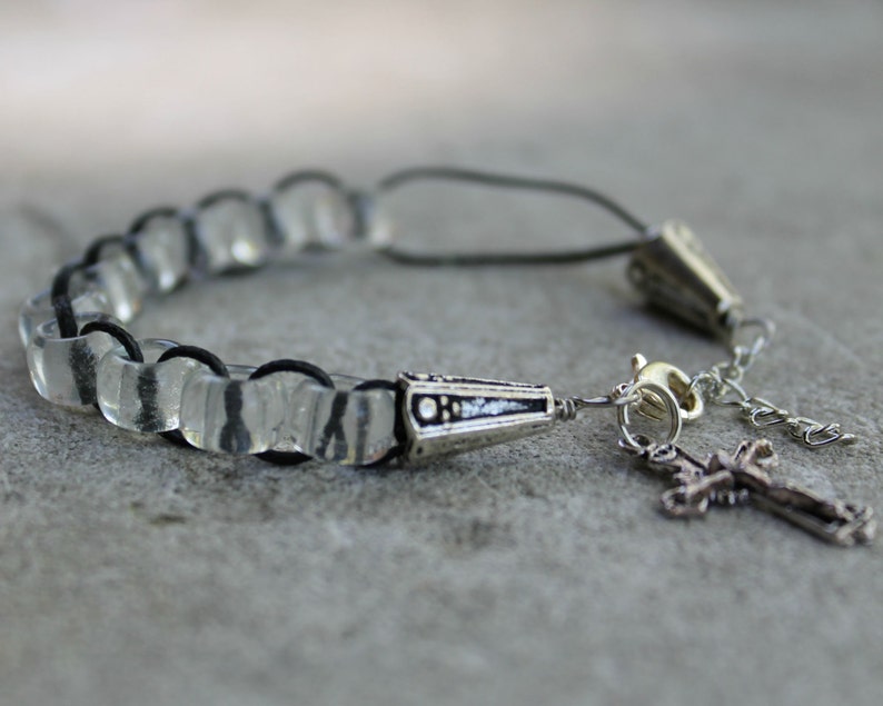 Clarity Catholic Christian Prayer Bracelet Movable Good Deed Etsy
