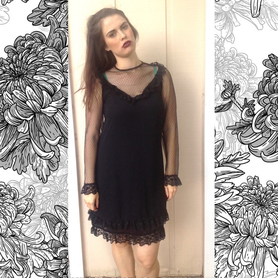 1970's Gothic Victorian Lydia Dress