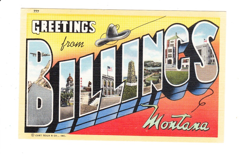 unused Louis Missouri Vintage Large Letter Postcard Greetings from St