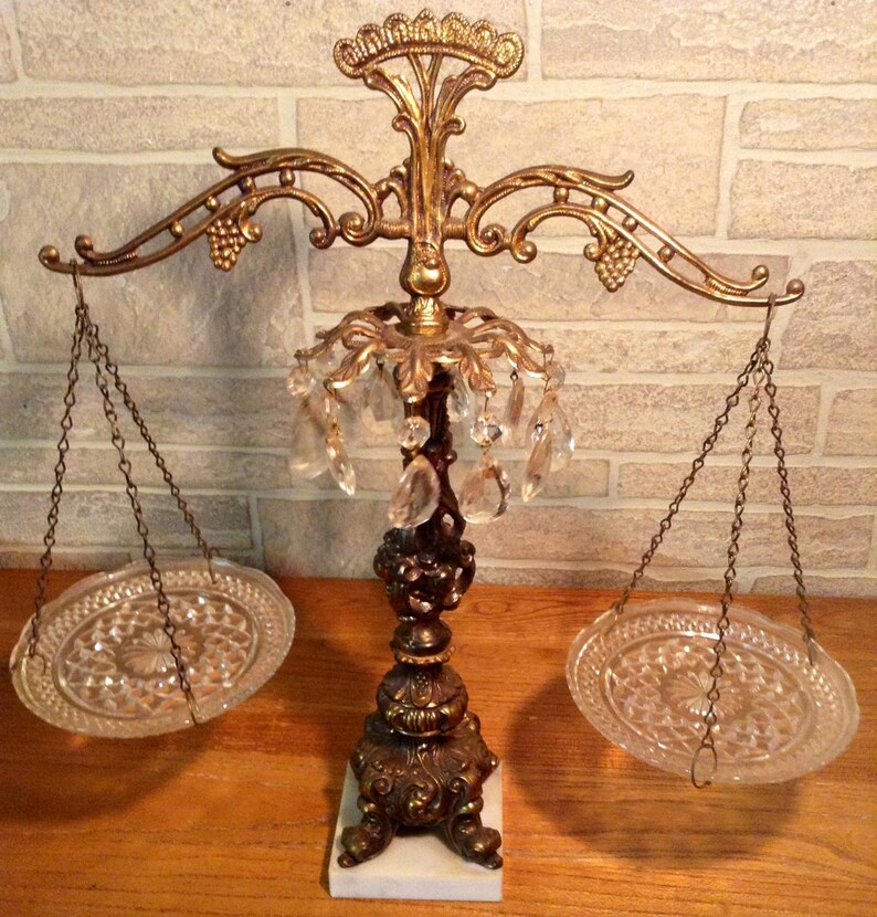 Vintage Scale of Justice Table Scale Etsy