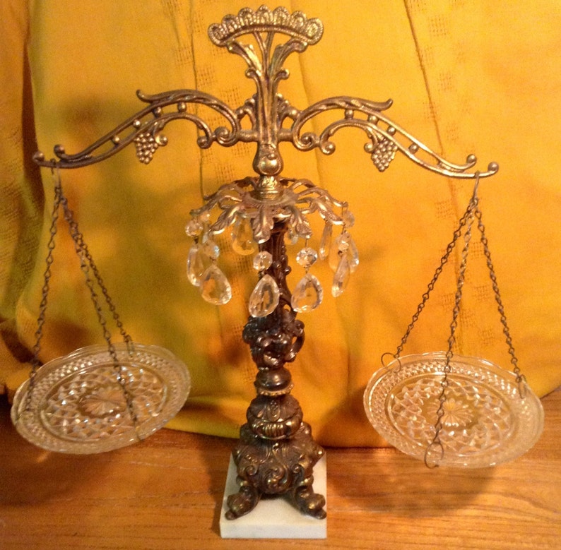 Vintage Scale of Justice Table Scale Etsy