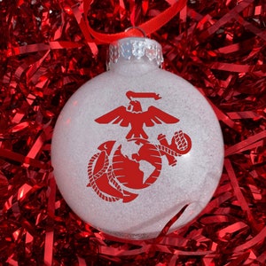 Usmc Christmas Tree Topper Made Of Wood With Ega And American Etsy