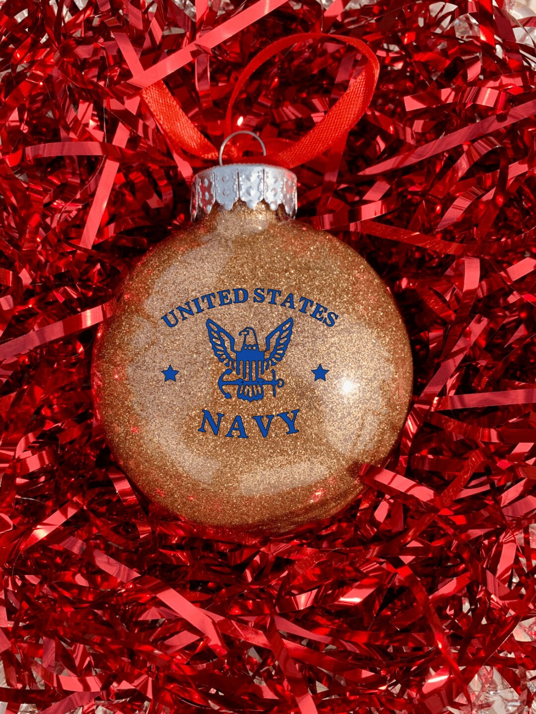 US Navy Christmas Ornament Navy Ornament Navy Parent Etsy
